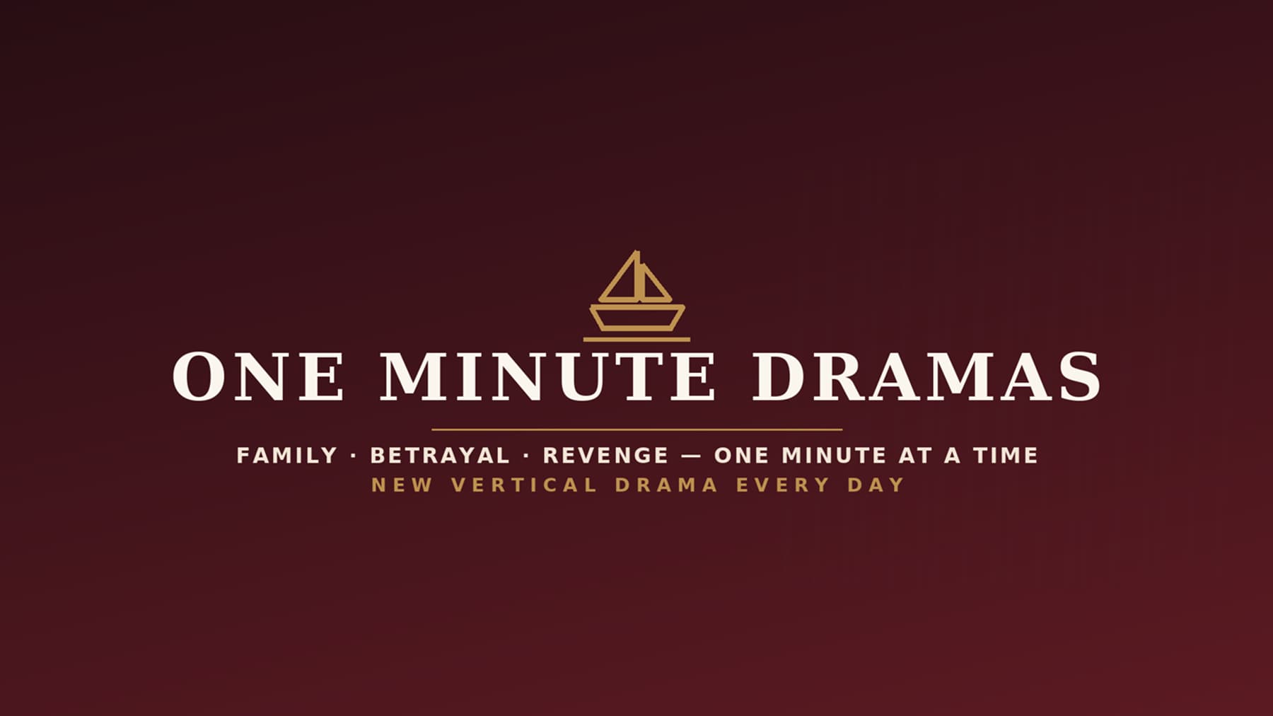 One Minute Dramas channel art